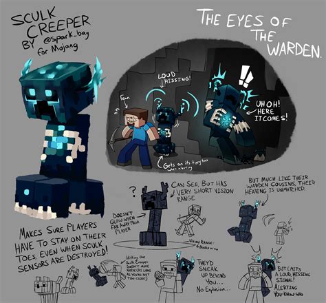 Sculk Creeper (Concept Art) by SparkBag on Newgrounds