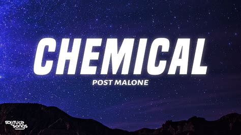 Post Malone - Chemical (Lyrics) - YouTube