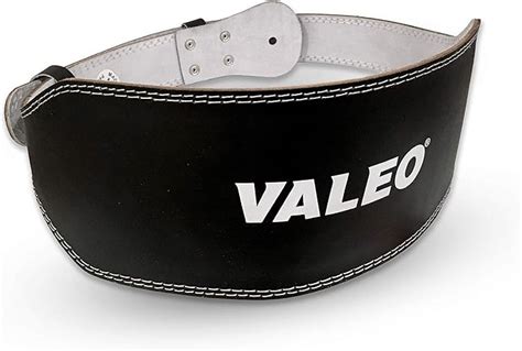 Amazon.com : Valeo VRL6 6" Padded Leather Contoured Weightlifting ...