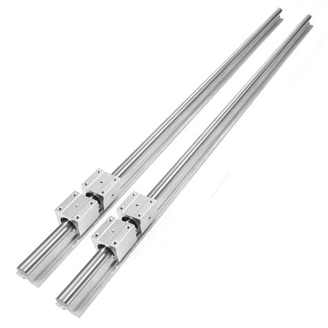 SHZOND 2PCS Linear Rail 0.78-47 inch SBR Linear Guide Rail with 4PCS ...