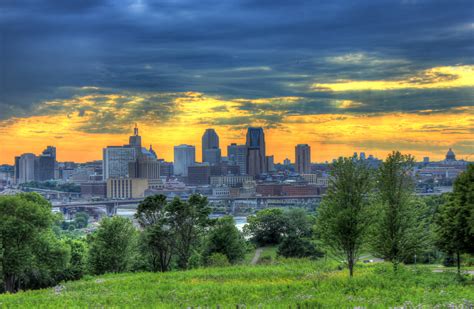 Skyline at Dusk in St. Paul, Minnesota image - Free stock photo ...