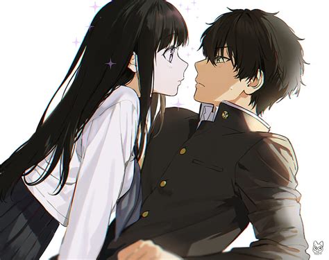 / teléfono anime hyouka, eru chitanda, Fondo de pantalla de teléfono HD ...