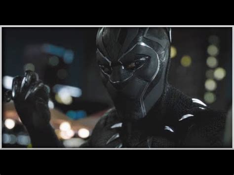 Black panther car chase scene - YouTube