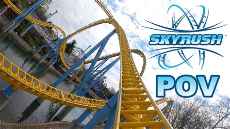 Skyrush Front Row POV Hersheypark Intamin Hyper Coaster - YouTube