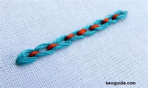 CHAIN STITCH : 20+ Beautiful variations {Embroidery Stitching Tutorials ...