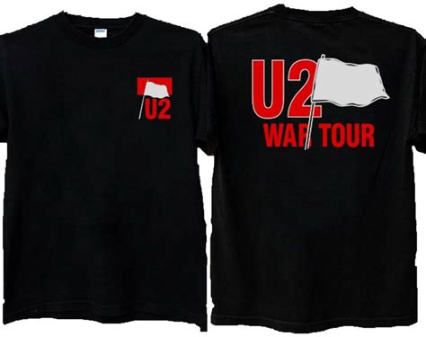 U2 War Tour 1983 Black Concert T SHIRT gildan shirt – lzhdiy in 2021 ...