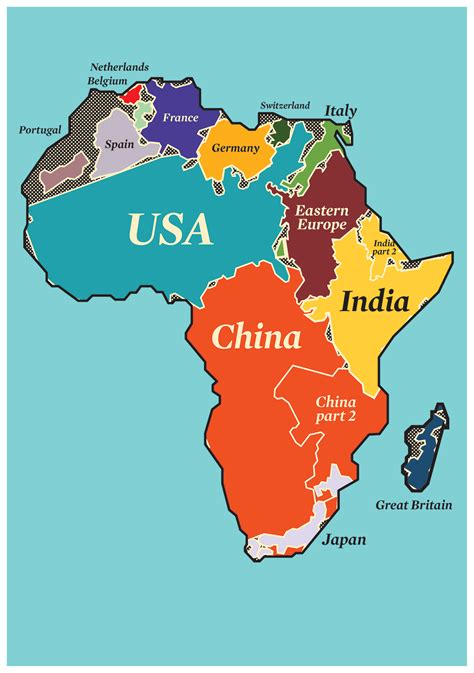 Visualizing the Size of Africa – Norbert Haupt