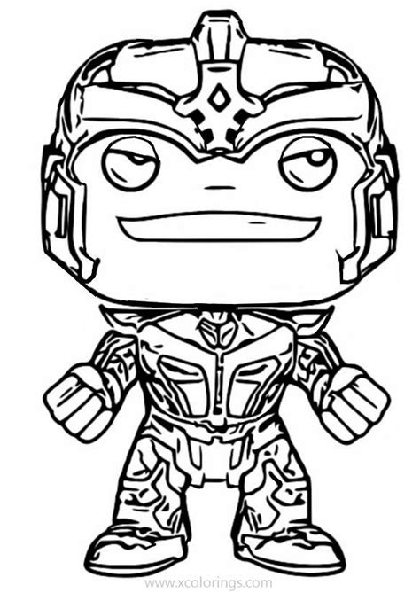 Funko POP Marvel Coloring Pages - XColorings.com