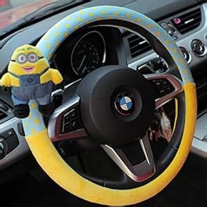 Amazon.com: Finex Auto Despicable Me 2 Minion Car Steering Wheel Cover ...