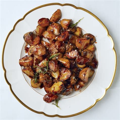 Crispy Jerusalem Artichokes with Aged Balsamic recipe | Epicurious.com