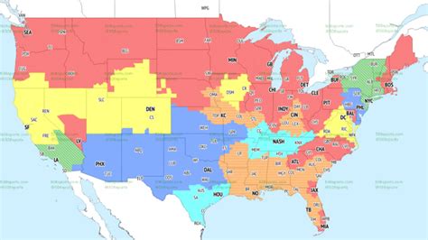 NFL coverage map 2023: TV schedule Week 17