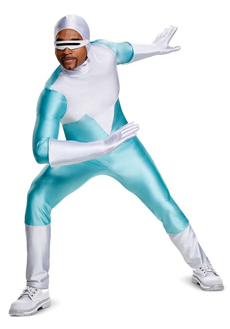 Mens Frozone Suit The Incredibles 2 Deluxe Costume - Walmart.com