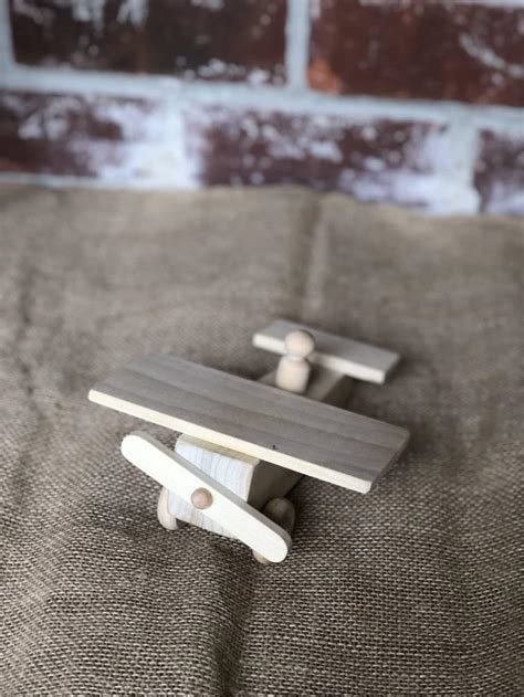 Wooden Toy Airplane - Etsy