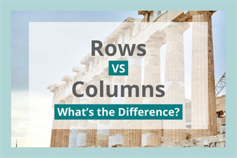 Row vs Column: What’s the Difference?