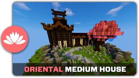 Minecraft Building Tutorial : How to build an Oriental Medium House ...