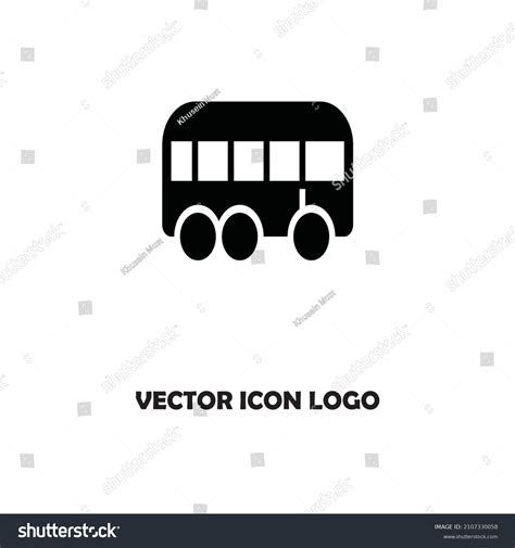 Bus Icon Logo Vector Illustration Stock Vector (Royalty Free ...