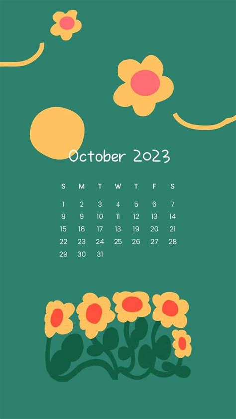 October Calendar 2023 Wallpaper - iXpap