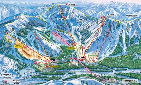 Sugar Bowl Resort Ski Trail Map - California United States • mappery