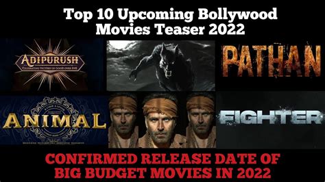 10 Upcoming Bollywood Movies 2022 TEASER | Confirmed Release Dates ...