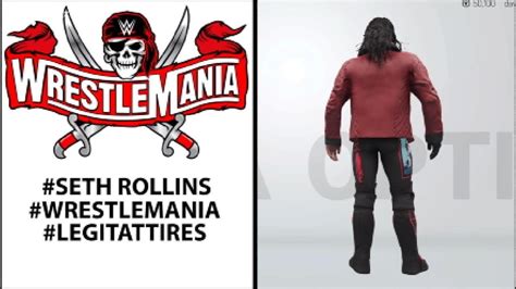 WWE2K19 Seth Rollins WrestleMania 37 attire PS4/5 - YouTube