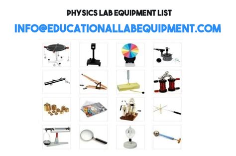 Physics lab Equipments list Manufacturer, Supplier and Exporter in India