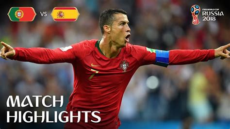 Portugal v Spain | 2018 FIFA World Cup | Match Highlights | เนื้อหาcup ...