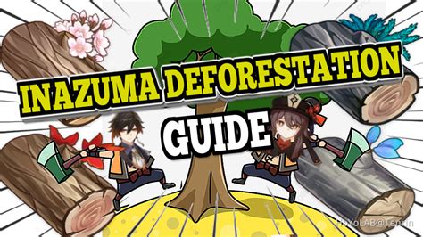 I made a short guide for the tree routes I use to farm Inazuma Wood ...