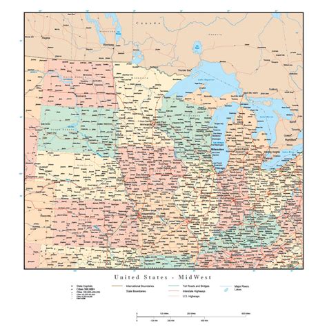 Map Of Midwest Usa | Map Of Zip Codes