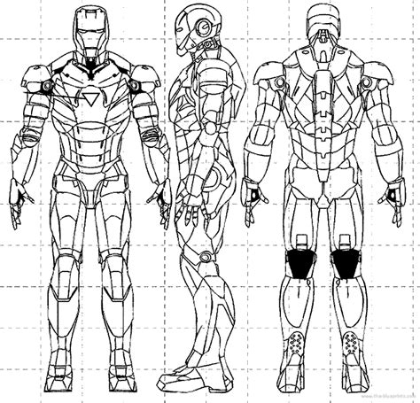 Iron Man Suit Blueprints Download