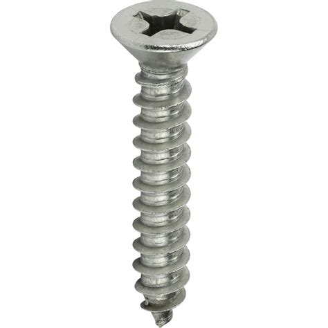 #14 Phillips Flat Head Self Tapping Sheet Metal Screws Stainless Steel ...