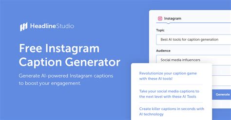 Free AI-Powered Instagram Caption Generator