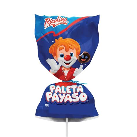 Ricolino Paleta Payaso Chocolate Marshmallow Lollipop - Shop Candy at H-E-B