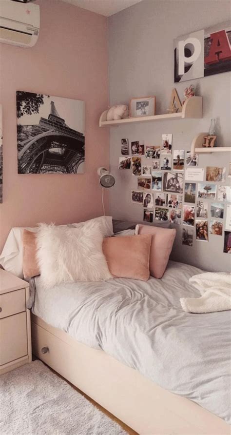 Pink And Grey Bedroom