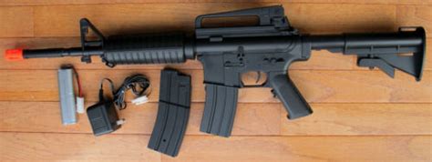 M4A1 Carbine Style Auto Electric Airsoft Gun with Two Magazine | eBay