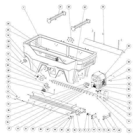 SaltDogg PRO2500CH Chain Hopper Assembly Diagram From, 57% OFF