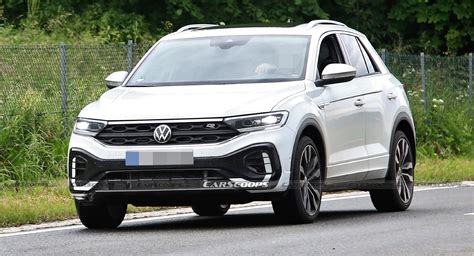 Facelifted 2022 VW T-Roc Spied Undisguised In R-Line Spec | Carscoops