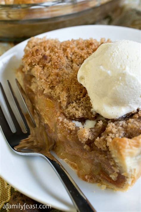 Mock Apple Crumb Pie (Made with Zucchini) - A Family Feast®