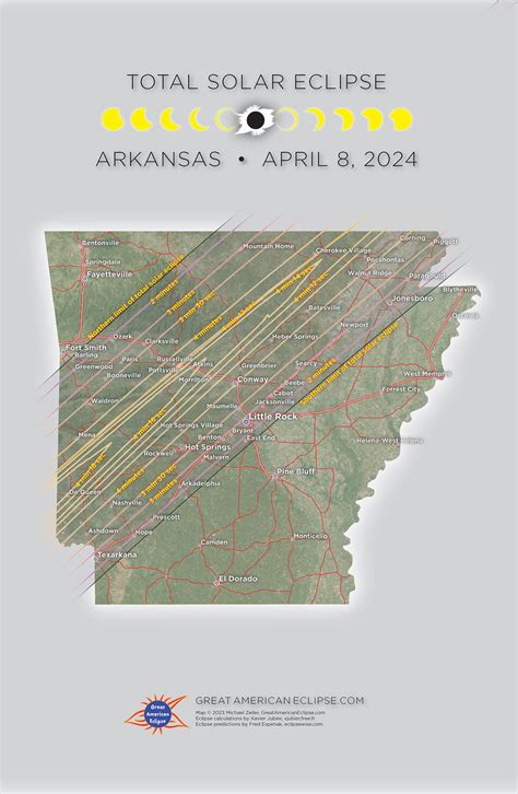 Total solar eclipse 2024 Arkansas — Great American Eclipse