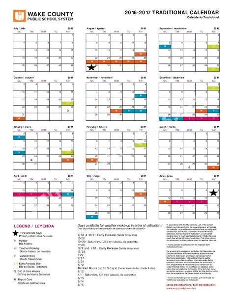 Wake County School Calendar 2022-22 Year Round 2024 - Schoolcalendars.net