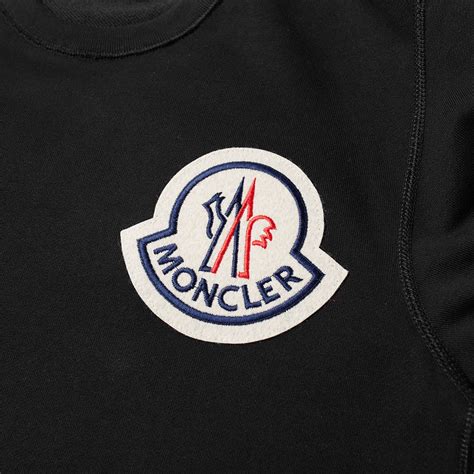 Moncler Genius - 2 Moncler 1952 - Large Logo Patch Crew Sweat Black ...