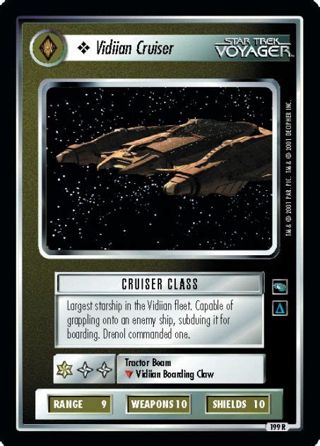 VOYAGER - Vidiian Cruiser | Peristil Cards