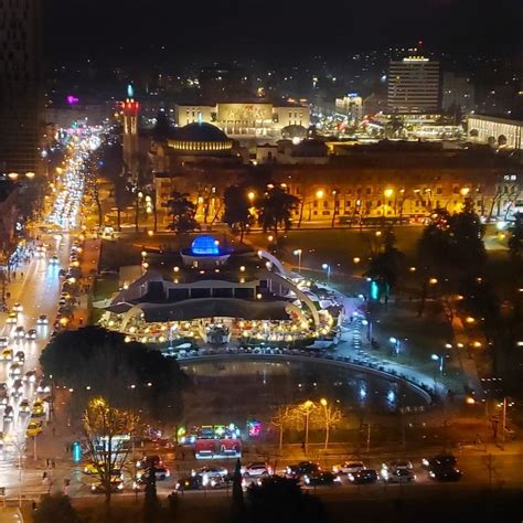 Tirana at night | Tirana albania, World cities, Tirana