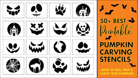 Printable Pumpkin Stencils