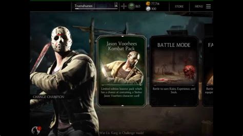 Mortal Kombat X Mobile: Slasher Jason Gameplay Review - YouTube