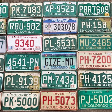 Colorado License Plate Frames - Etsy