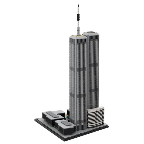 World Trade Center (1973-2001) MOC-122768 Modular Building With 4850PCS ...