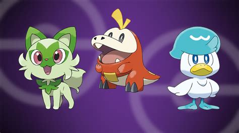 Pokémon Scarlet and Violet starter evolutions and what they look like ...