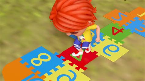 Hopscotch Song @Mary's Nursery Rhymes - YouTube