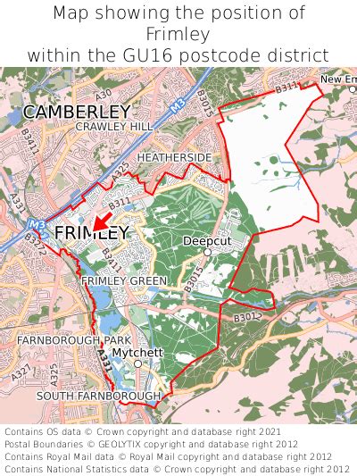 Where is Frimley? Frimley on a map