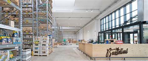 Bussolini LED warehouse lighting | AEC Illuminazione